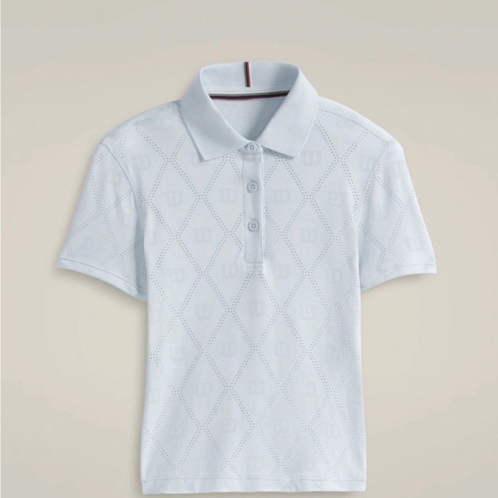 Wilson center court slim polo size small